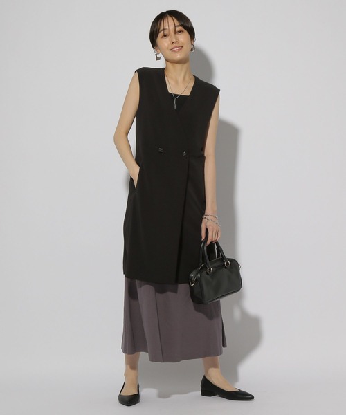 Elura（エルーラ）の「夏ラクジレ/327519（ベスト・レディース・ブラック/ネイビー/オフホワイト・FREE）」の6枚目の写真