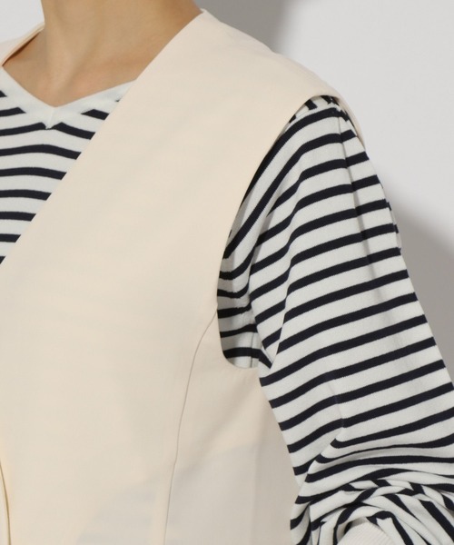 Elura（エルーラ）の「夏ラクジレ/327519（ベスト・レディース・ブラック/ネイビー/オフホワイト・FREE）」の18枚目の写真