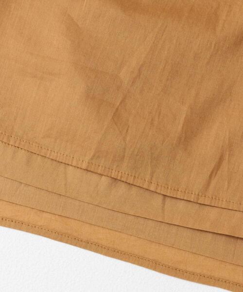 URBAN RESEARCH DOORS（アーバンリサーチドアーズ）の「コットンボイルロールアップハーフスリーブワンピース（ワンピース・レディース・オレンジ/グリーン系その他/ブラック/ブルー・MEDIUM）」の9枚目の写真