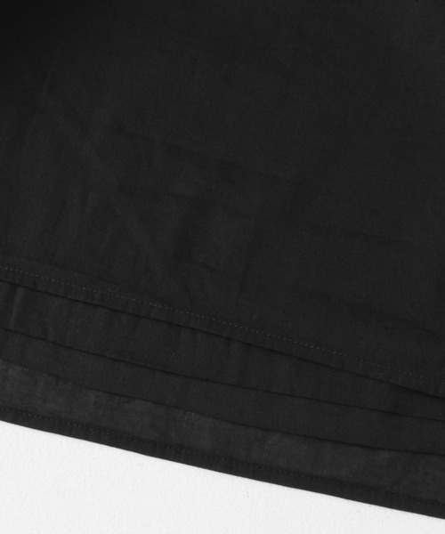 URBAN RESEARCH DOORS（アーバンリサーチドアーズ）の「コットンボイルロールアップハーフスリーブワンピース（ワンピース・レディース・オレンジ/グリーン系その他/ブラック/ブルー・MEDIUM）」の18枚目の写真