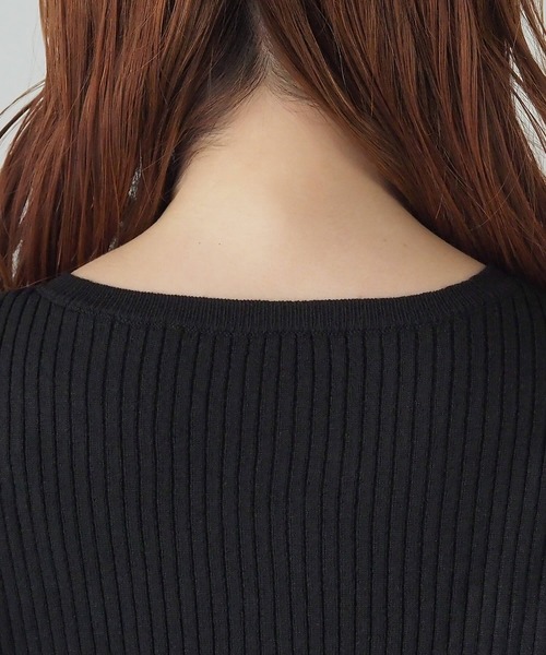 tiptop(ティップトップ)の「配色レイヤードカーディガン(ニット/セーター・レディース・ネイビー/グレー/ブルー/ブラック・FREE)」の15枚目の写真