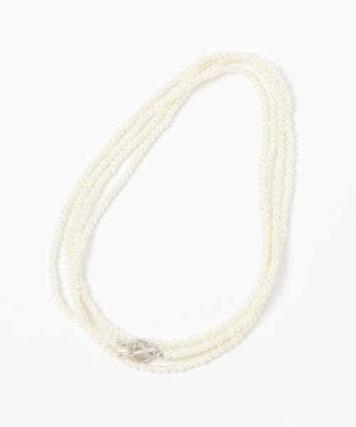 GLOBAL WORK（グローバルワーク）の「マルチロングネックレス/455546（ネックレス・レディース・ホワイト系その他5/シルバー/グレー系その他・ONE SIZE）」の2枚目の写真