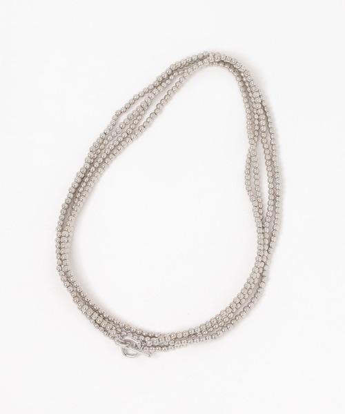 GLOBAL WORK（グローバルワーク）の「マルチロングネックレス/455546（ネックレス・レディース・ホワイト系その他5/シルバー/グレー系その他・ONE SIZE）」の3枚目の写真
