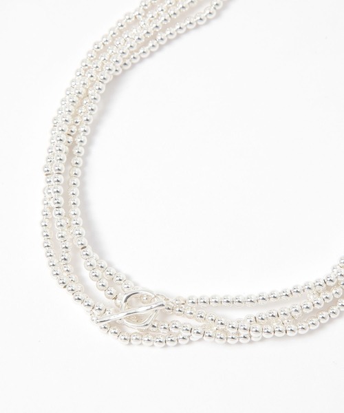 GLOBAL WORK（グローバルワーク）の「マルチロングネックレス/455546（ネックレス・レディース・ホワイト系その他5/シルバー/グレー系その他・ONE SIZE）」の6枚目の写真