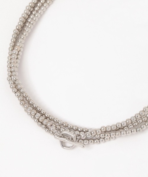 GLOBAL WORK（グローバルワーク）の「マルチロングネックレス/455546（ネックレス・レディース・ホワイト系その他5/シルバー/グレー系その他・ONE SIZE）」の9枚目の写真