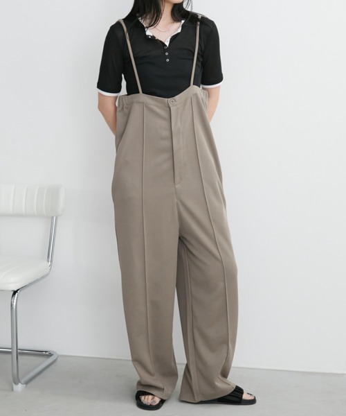 Aunt Marie's（アントマリーズ）の「配色ヘンリーネックシアートップス（Tシャツ/カットソー・レディース・グレー/ブルー/ブラック/イエロー/ホワイト・FREE）」の17枚目の写真