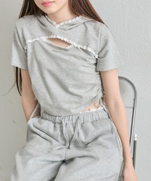 OLIVE des OLIVE | ピグメントフーディトップス(Tシャツ/カットソー)