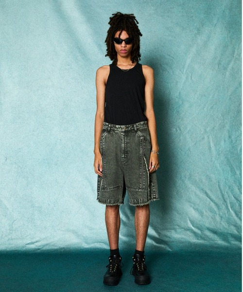 セール】TAUPE/トープ/ZIP POCKET DENIM SHORT PANTS（その他