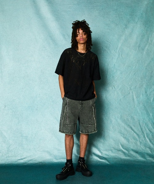 TAUPE（トープ）の「TAUPE/トープ/ZIP POCKET DENIM SHORT PANTS（その他パンツ・メンズ・ベージュ/グレー・1/2/3）」の13枚目の写真