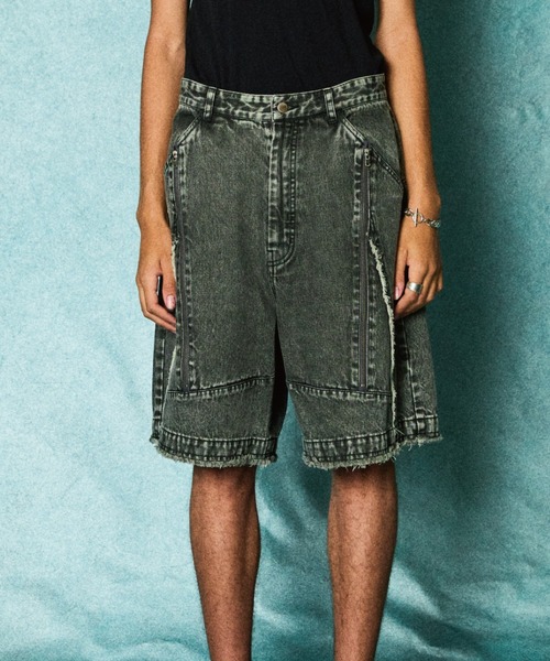 TAUPE（トープ）の「TAUPE/トープ/ZIP POCKET DENIM SHORT PANTS（その他パンツ・メンズ・ベージュ/グレー・1/2/3）」の8枚目の写真