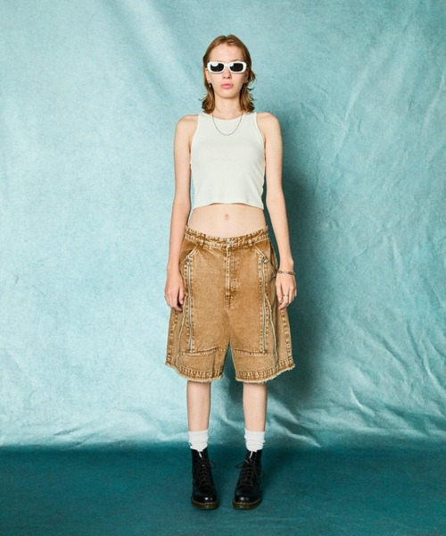 【TAUPE】ZIP POCKET DENIM SHORT PANTS セール】TAUPE/トープ/ZIP POCKET DENIM SHORT PANTS（その他