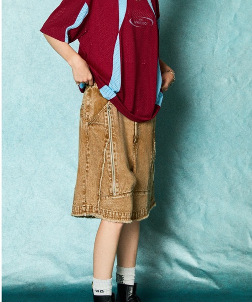【TAUPE】ZIP POCKET DENIM SHORT PANTS セール】TAUPE/トープ/ZIP POCKET DENIM SHORT PANTS（その他