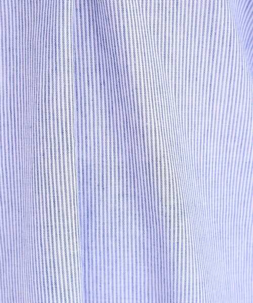 SHOO・LA・RUE(シューラルー)の「【S-LL/UV/ひんやり/抗菌防臭】体型を自然にカバー フレンチリネンブレンド襟付ドルマンシャツ(シャツ/ブラウス・レディース・グレー/イエロー/ブラック/ブラック系2/ブルー系7/ピンク・01/04/02/03)」の16枚目の写真