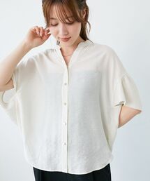 le.coeur blanc | ヴィンテージライクフレアスリーブブラウス(シャツ/ブラウス)