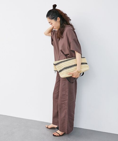 le.coeur blanc（ルクールブラン）の「《お気に入り急上昇！！》ヴィンテージライクフレアスリーブブラウス（シャツ/ブラウス・レディース・オフホワイト/ブラック/ブラウン/カーキオリーブ・38）」の13枚目の写真