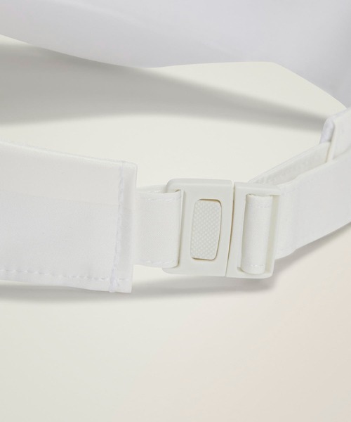 adidas（アディダス）の「adidas by Stella McCartney バイザー / アディダス adidas（サンバイザー・レディース・ホワイト×ブラック/ベージュ・MEDIUM）」の8枚目の写真