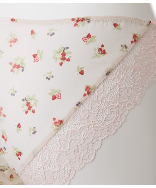セール】フルッティフローラルノンワイヤーブラセット（ブラ&ショーツ