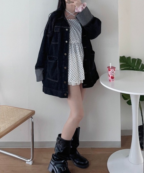 nemne store(ネンネストア)の「キャミソールチュニック(キャミソール・レディース・オフホワイト/ベージュ・SMALL/MEDIUM)」の3枚目の写真