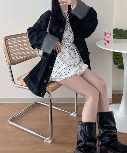 nemne store(ネンネストア)の「キャミソールチュニック(キャミソール・レディース・オフホワイト/ベージュ・SMALL/MEDIUM)」の5枚目の写真