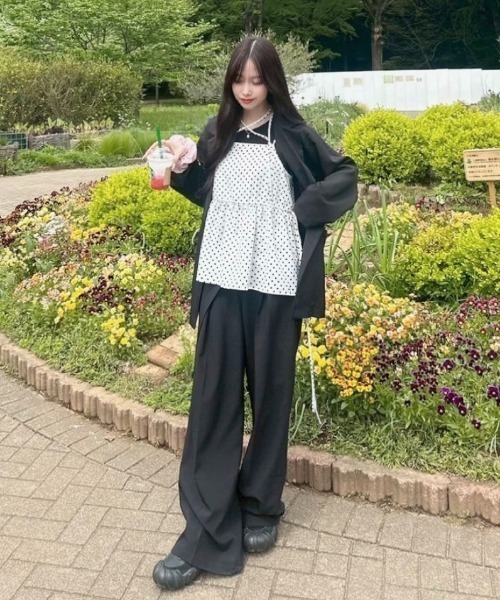 nemne store(ネンネストア)の「キャミソールチュニック(キャミソール・レディース・オフホワイト/ベージュ・SMALL/MEDIUM)」の6枚目の写真
