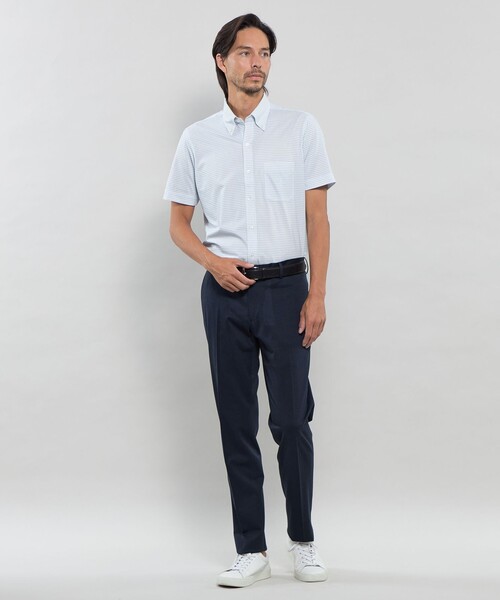 MACKINTOSH LONDON(マッキントッシュ ロンドン)の「【FLEX JERSEY】ジオメトリックジャージー半袖シャツ(シャツ/ブラウス・メンズ・パープル系その他2/ブルー系その他4・S/M/L/XL)」の12枚目の写真