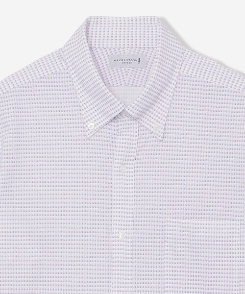 MACKINTOSH LONDON(マッキントッシュ ロンドン)の「【FLEX JERSEY】ジオメトリックジャージー半袖シャツ(シャツ/ブラウス・メンズ・パープル系その他2/ブルー系その他4・S/M/L/XL)」の6枚目の写真