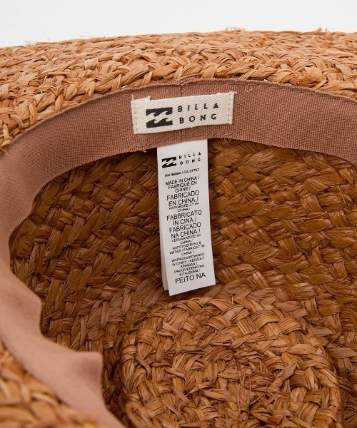 BILLABONG（ビラボン）の「BILLABONG レディース SEA MIST ハット 【2025年春夏モデル】/ワイドブリムストローハット（ハット・レディース・ブラウン系その他・FREE）」の9枚目の写真