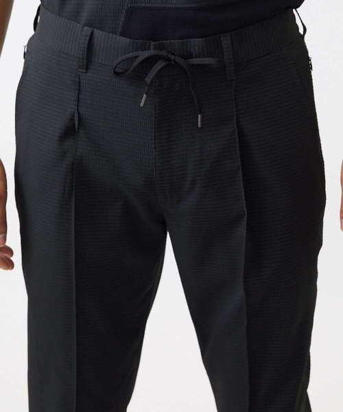 MICHEL KLEIN HOMME (ミッシェルクランオム)の「ワンタックイージーパンツ(スラックス・メンズ・ブラック/ライトグレー/ネイビー・MEDIUM/LARGE/X-LARGE)」の10枚目の写真
