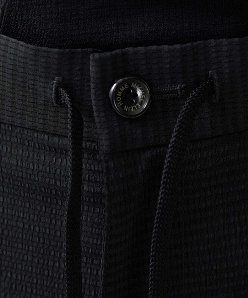 MICHEL KLEIN HOMME (ミッシェルクランオム)の「ワンタックイージーパンツ(スラックス・メンズ・ブラック/ライトグレー/ネイビー・MEDIUM/LARGE/X-LARGE)」の6枚目の写真