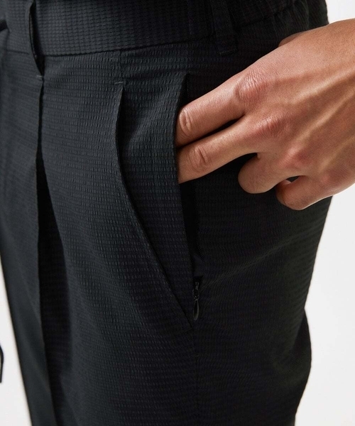 MICHEL KLEIN HOMME (ミッシェルクランオム)の「ワンタックイージーパンツ(スラックス・メンズ・ブラック/ライトグレー/ネイビー・MEDIUM/LARGE/X-LARGE)」の4枚目の写真