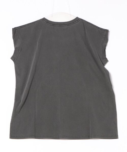 CUBE SUGAR（キューブシュガー）の「26/-OE天竺ピグメント染めノースリーブプルオーバー（Tシャツ/カットソー・レディース・ピンク/スミクロ/パープル/ナチュラル・M）」の22枚目の写真