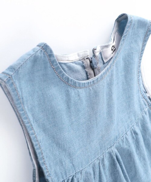 EDWIN（エドウィン）の「【Ou? by EDWIN】デニムティアードワンピース（ワンピース・キッズ・サックスブルー・100/90/110/130/120/150/140）」の8枚目の写真