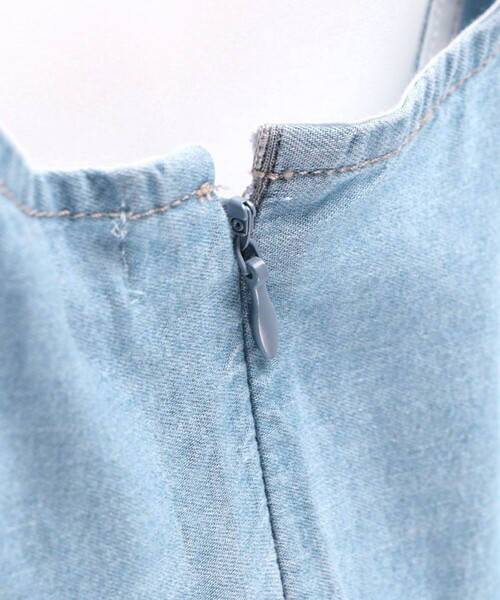 EDWIN（エドウィン）の「【Ou? by EDWIN】デニムティアードワンピース（ワンピース・キッズ・サックスブルー・100/90/110/130/120/150/140）」の14枚目の写真