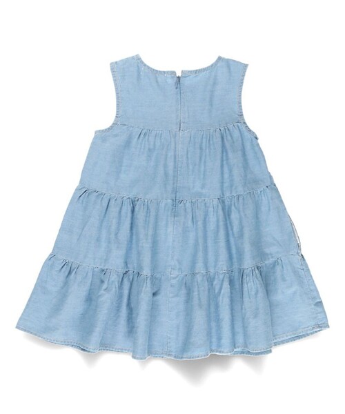 EDWIN（エドウィン）の「【Ou? by EDWIN】デニムティアードワンピース（ワンピース・キッズ・サックスブルー・100/90/110/130/120/150/140）」の16枚目の写真