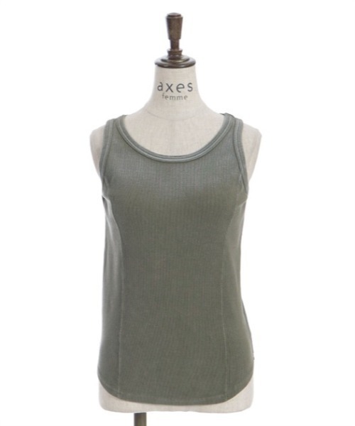 axes femme（アクシーズファム）の「ヴィンテージカラープルオーバー（タンクトップ・レディース・ブルー/カーキ/ブラック・FREE）」の8枚目の写真