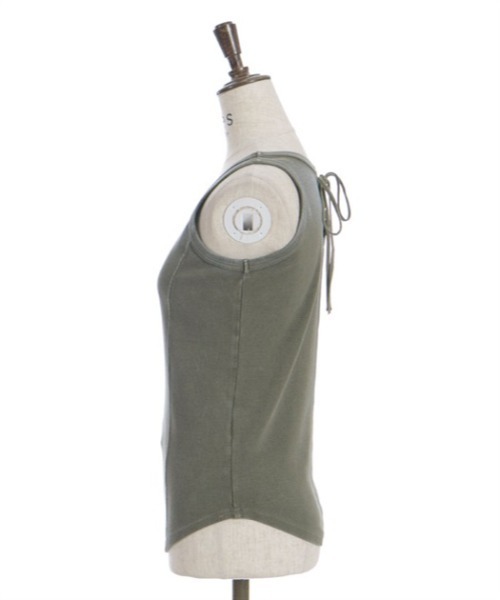 axes femme（アクシーズファム）の「ヴィンテージカラープルオーバー（タンクトップ・レディース・ブルー/カーキ/ブラック・FREE）」の9枚目の写真