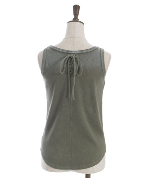 axes femme（アクシーズファム）の「ヴィンテージカラープルオーバー（タンクトップ・レディース・ブルー/カーキ/ブラック・FREE）」の10枚目の写真