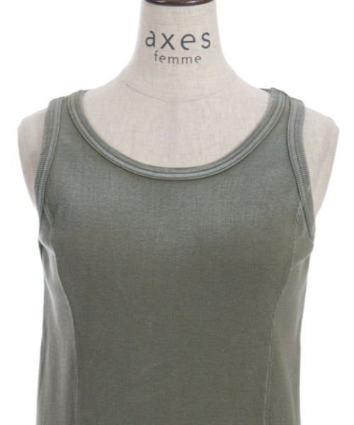 axes femme（アクシーズファム）の「ヴィンテージカラープルオーバー（タンクトップ・レディース・ブルー/カーキ/ブラック・FREE）」の11枚目の写真