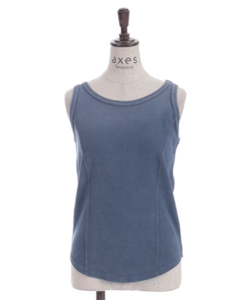 axes femme（アクシーズファム）の「ヴィンテージカラープルオーバー（タンクトップ・レディース・ブルー/カーキ/ブラック・FREE）」の15枚目の写真