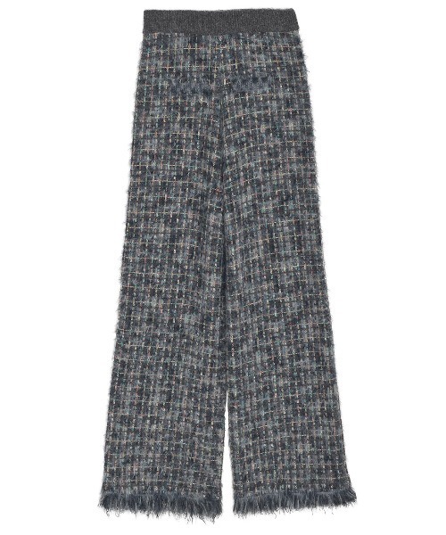 セール】TWEED FRINGE KNIT PANTS（その他パンツ）｜Ameri（アメリ）の