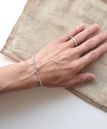 MANANAS（マナナス）の「【MANANAS】Facet Ball Chain Bracelet Silver925 UNISEX（ブレスレット）」