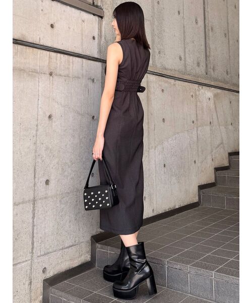 セール】サイドベルトジップナローワンピース（ワンピース