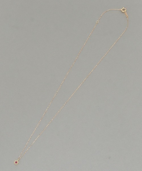 LAZY SUSAN（レイジースーザン）の「ネックレスシックス　ルビーＫ１８（ネックレス・レディース・ゴールド・FREE）」の3枚目の写真