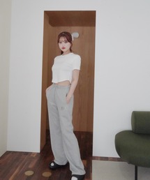 【Mignon/ミニョン】MG LOGO sweat pants / ロゴスウェットパンツ