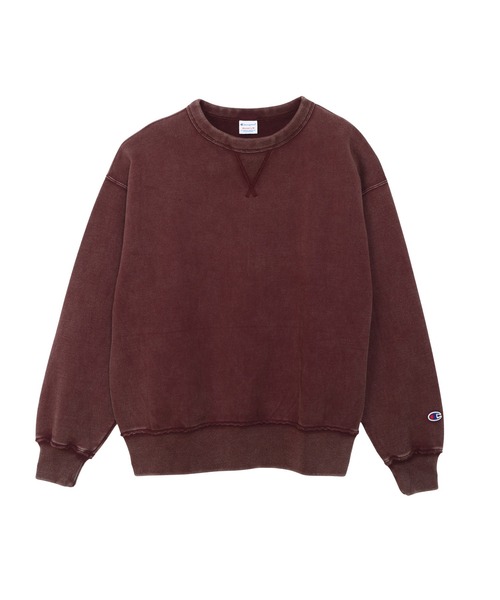 Champion（チャンピオン）の「【Champion/チャンピオン】レディース クルーネックスウェットシャツ（スウェット・レディース・ブルー系その他/ブラック系その他/オレンジ系その他/ワイン・LARGE/MEDIUM）」の4枚目の写真