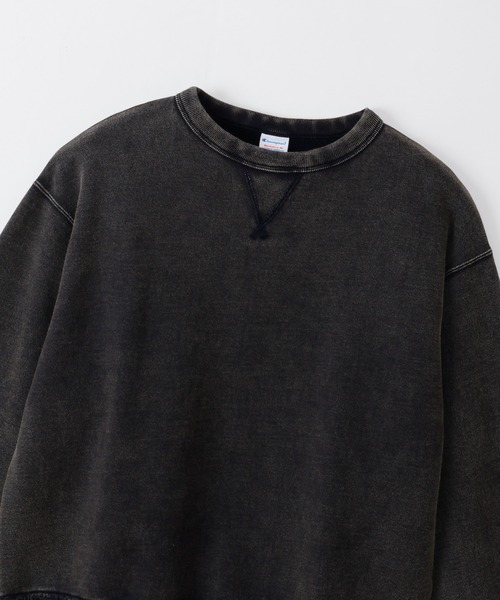 Champion（チャンピオン）の「【Champion/チャンピオン】レディース クルーネックスウェットシャツ（スウェット・レディース・ブルー系その他/ブラック系その他/オレンジ系その他/ワイン・LARGE/MEDIUM）」の6枚目の写真