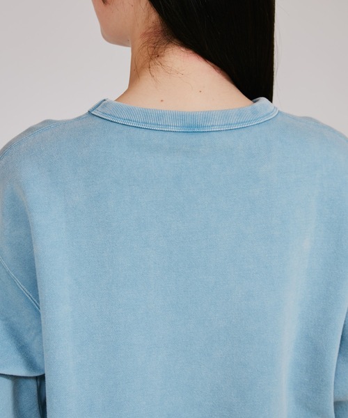 Champion（チャンピオン）の「【Champion/チャンピオン】レディース クルーネックスウェットシャツ（スウェット・レディース・ブルー系その他/ブラック系その他/オレンジ系その他/ワイン・LARGE/MEDIUM）」の19枚目の写真