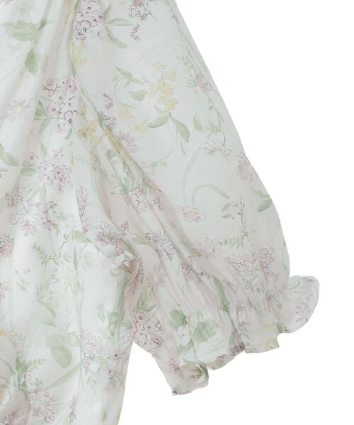 Areeam(アリーム)の「ボタニカルフラワーカシュクールワンピース(ワンピース・レディース・オフホワイト・FREE)」の6枚目の写真