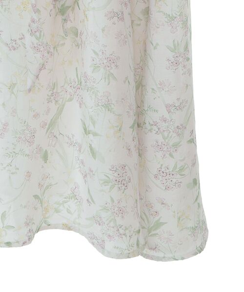 Areeam(アリーム)の「ボタニカルフラワーカシュクールワンピース(ワンピース・レディース・オフホワイト・FREE)」の5枚目の写真