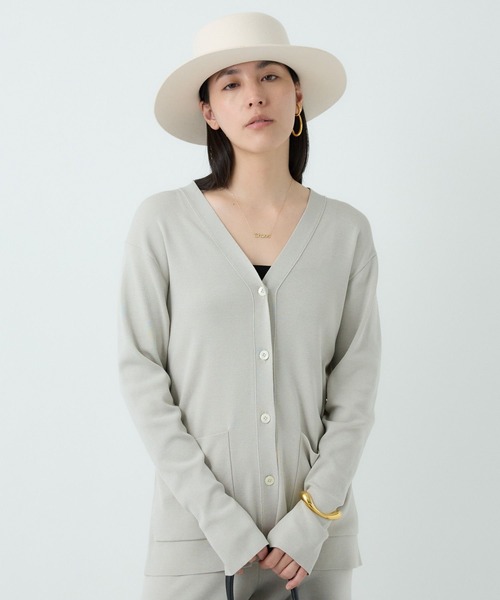 Chaos(カオス)の「Chaos(カオス)/シルクコンロアカーデ 【セットアップ可】(カーディガン/ボレロ・レディース・ブラック/ライトグレー/ダークブラウン系・FREE)」の20枚目の写真